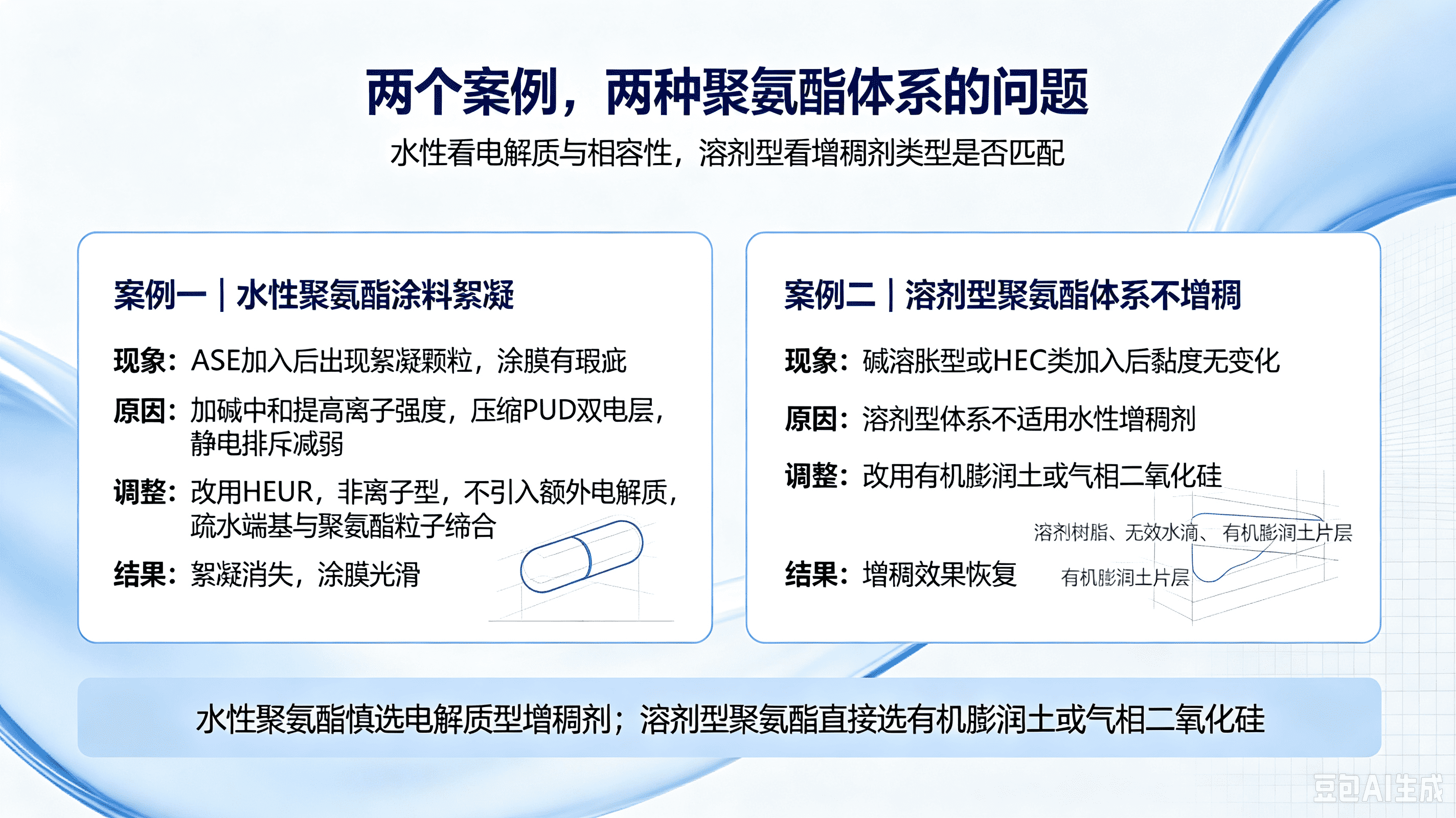 从案例看聚氨酯树脂增稠剂选型问题